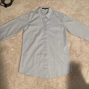 GUCCI rare designer powder blue dress shirt. Made in Italy.🔥🔥
